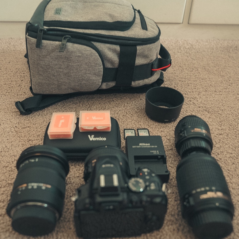 Nikon D5300 Body, 18-55mm, 55-200mm and accessories!
